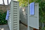 Ever showered outdoors  At Lennon`s you have your own, private outdoor shower